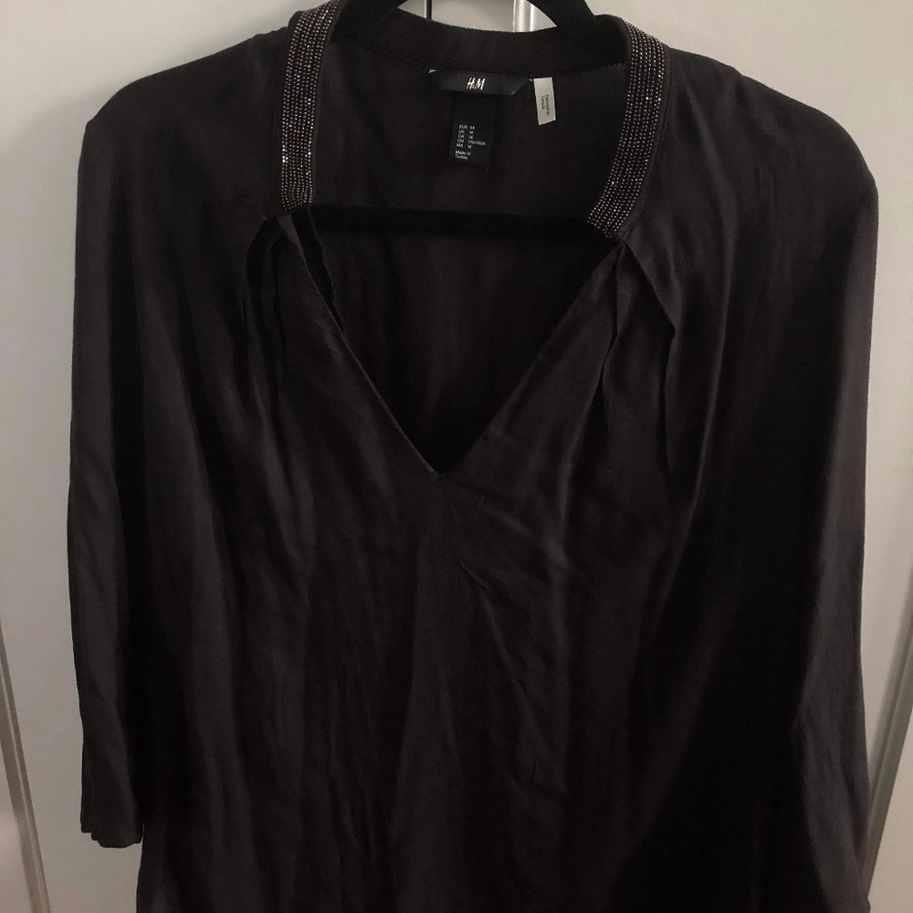 Grey H&M Blouse
